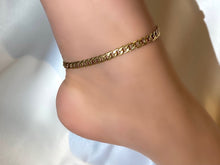 Load image into Gallery viewer, Cuban Link I Anklet - GOLD