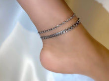 Load image into Gallery viewer, Cuban Link I Anklet - SILVER