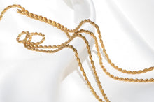 Load image into Gallery viewer, Vintage Rope Twist Anklet - GOLD
