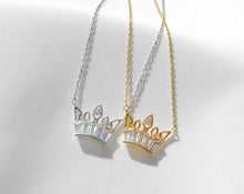 Load image into Gallery viewer, Signature Crown Necklace - SILVER
