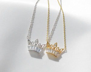 Signature Crown Necklace - SILVER