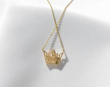 Load image into Gallery viewer, Signature Crown Necklace - GOLD