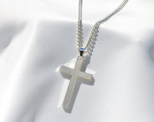 Load image into Gallery viewer, Simple Cross Necklace - SILVER
