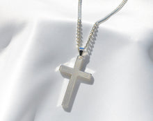 Load image into Gallery viewer, Simple Cross Necklace - SILVER