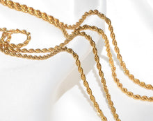 Load image into Gallery viewer, Vintage Rope Twist Chain - GOLD