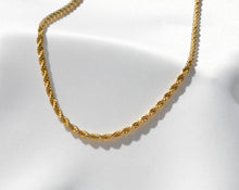 Load image into Gallery viewer, Vintage Rope Twist Chain - GOLD