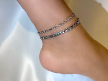Load image into Gallery viewer, Cuban Link I Anklet - SILVER

